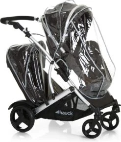 BERKATMARKT - Hauck Duett 2 Dubbele Kinderwagens Voor Baby's En Kinderen, Omkeerbare Zitting, In Hoogte Verstelbaar, Zonwering, Regenbescherming, Opvouwbaar, Tot 36 Kg, Zwarte Woud -Babyproducten Serie Winkel 1021x1200 3