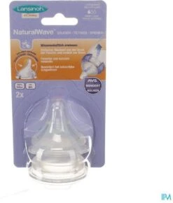 Lansinoh - Speen Trage Toevoer - Natural Wave - 2 Stuks -Babyproducten Serie Winkel 1021x1200 5