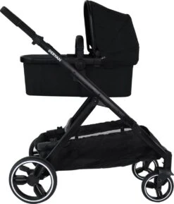 Deryan Evy Kinderwagen - Duo Kinderwagen - Uitbreidbaar - Inclusief Reiswieg - Zwart -Babyproducten Serie Winkel 1025x1200 3