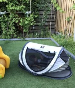 Deryan Peuter Luxe Campingbedje – Inclusief Zelfopblaasbare Matras - Silver -Babyproducten Serie Winkel 1030x1200 3