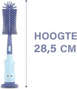 Baby Flessenborstel - Flessenreiniger - Flessenborstel Siliconen - Flesvoedingsaccessoires - BPA Vrij - Blauw - 3 In 1 -Babyproducten Serie Winkel 1033x1200 1