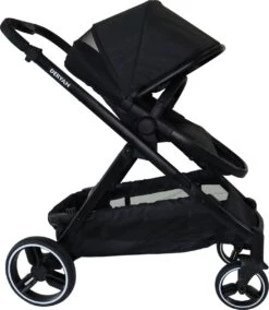 Deryan Evy Kinderwagen - Duo Kinderwagen - Uitbreidbaar - Inclusief Reiswieg - Zwart -Babyproducten Serie Winkel 1043x1200 3