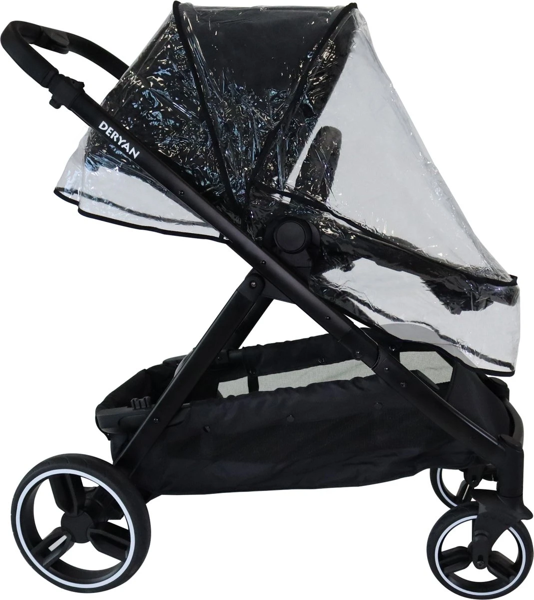 Deryan Evy Buggy Regenhoes - Transparant Regenscherm Voor Kinderwagen - Regenkap 3 Deryan Evy Buggy Regenhoes - Transparant Regenscherm Voor Kinderwagen - Regenkap