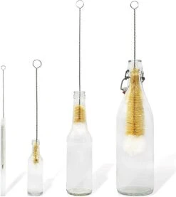 Wonix® - Flessenborstel Set - Flessenreiniger - Sisal En Katoenen Borstel - BPA Vrij - Voor Baby Flesje, Glazen Flessen - 4 Stuks -Babyproducten Serie Winkel 1070x1200 3
