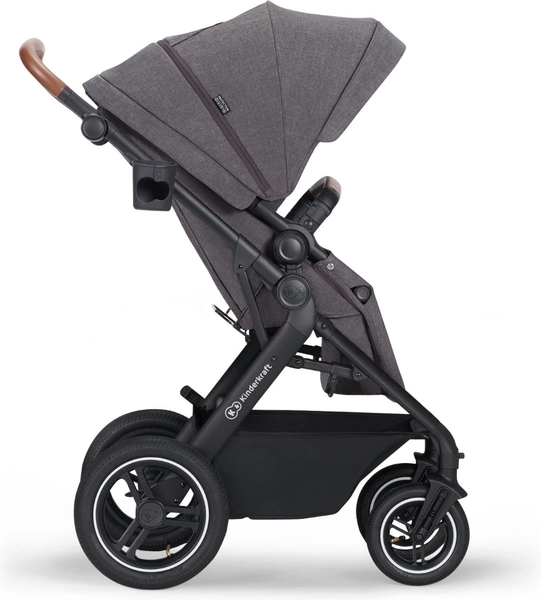Kinderkraft B-Tour Ash Grey 3-in-1 Combi Kinderwagen Incl. Autostoel KSBTOU00DGR3000 9 Kinderkraft B-Tour Ash Grey 3-in-1 Combi Kinderwagen Incl. Autostoel KSBTOU00DGR3000 - Afbeelding 7