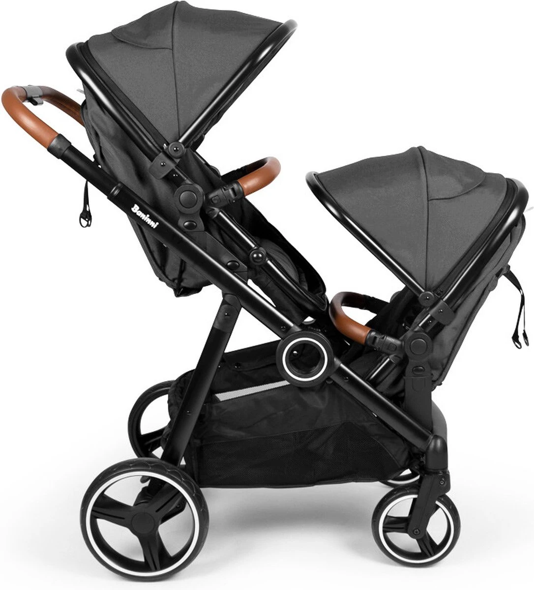 Baninni Duo Kinderwagen Luiz Grijs 8 Baninni Duo Kinderwagen Luiz Grijs - Afbeelding 6