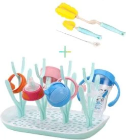 Flessen Droogrek Inclusief Borstelset - Afdruiprek Babyflessen Met Flessenborstels - Flessendroogrek Met Lekbak - Mint 26 Flessen Droogrek Inclusief Borstelset - Afdruiprek Babyflessen Met Flessenborstels - Flessendroogrek Met Lekbak - Mint -Babyproducten Serie Winkel 1086x1200 4