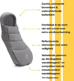 Bugaboo Voetenzak Grey Melange -Babyproducten Serie Winkel 1091x1200 2