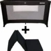 Cabino Campingbedje / Reisbed Set Inclusief Comfortabel Matras 60x120cm Zwart -Babyproducten Serie Winkel 1117x1200 1