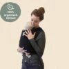 Cuddie Baby Draagdoek - Premium Organic Baby Draagdoek Gemaakt Van Bio Katoen - Newborns Tot 15 Kg - Baby Cadeau - Met Wenskaart - Zwart -Babyproducten Serie Winkel 1118x1200 3