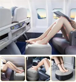 Merkloos Vliegtuigbedje - Voetkussen Opblaasbaar - Voetensteun - Voetenbankje - 3 Hoogte Standen - Reiskussen -Babyproducten Serie Winkel 1120x1200 3