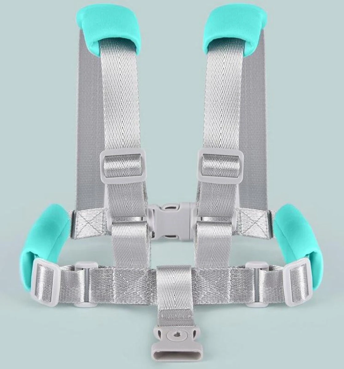 MijnNami 2 In 1 Harnas En Polstuigje – Kindertuigje En Polstuigje Met Slot – Mint 5 MijnNami 2 In 1 Harnas En Polstuigje – Kindertuigje En Polstuigje Met Slot – Mint - Afbeelding 3