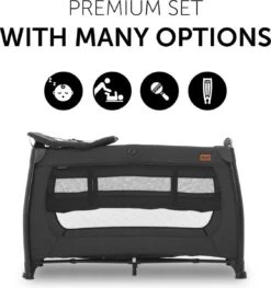 Hauck Play N Relax Center Campingbedje - Zwart -Babyproducten Serie Winkel 1127x1200 2