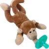 Woezy - Speenknuffel Woezy - Aap - Fopspeen - Bruin - Kraamcadeau - Baby