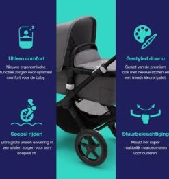Bugaboo Fox3 Kinderwagen - Black/Grey Melange -Babyproducten Serie Winkel 1137x1200 4