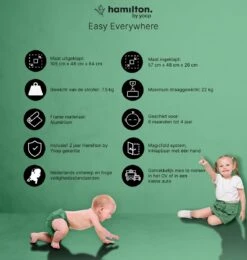 Hamilton By Yoop X1 Plus Buggy – Nieuw, Hoger, Uitgebreider 2023 Model – Premium Stroller Met One Hand Folding Technologie – Grijs – Lichte, Verstelbare En Wendbare Kinderwagen Met Vele Gemakken -Babyproducten Serie Winkel 1139x1200 9