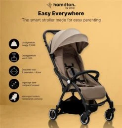 Hamilton By Yoop X1 Plus Buggy – Nieuw, Hoger, Uitgebreider 2023 Model – Premium Stroller Met One Hand Folding Technologie – Kaki – Lichte, Verstelbare En Wendbare Kinderwagen Met Vele Gemakken -Babyproducten Serie Winkel 1140x1200 3