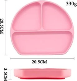 Kinderbord Met Zuignap En Houten Bestek - Roze Baby Bord - Kinderservies - Siliconen BPA Vrij - Onbreekbaar -Babyproducten Serie Winkel 1144x1200 6