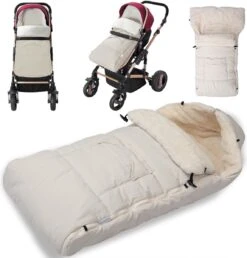 Monzana Kinderwagen Voetenzak Beige | Teddy | Maxi-Cosi | Met Opbergtas -Babyproducten Serie Winkel 1147x1200 2