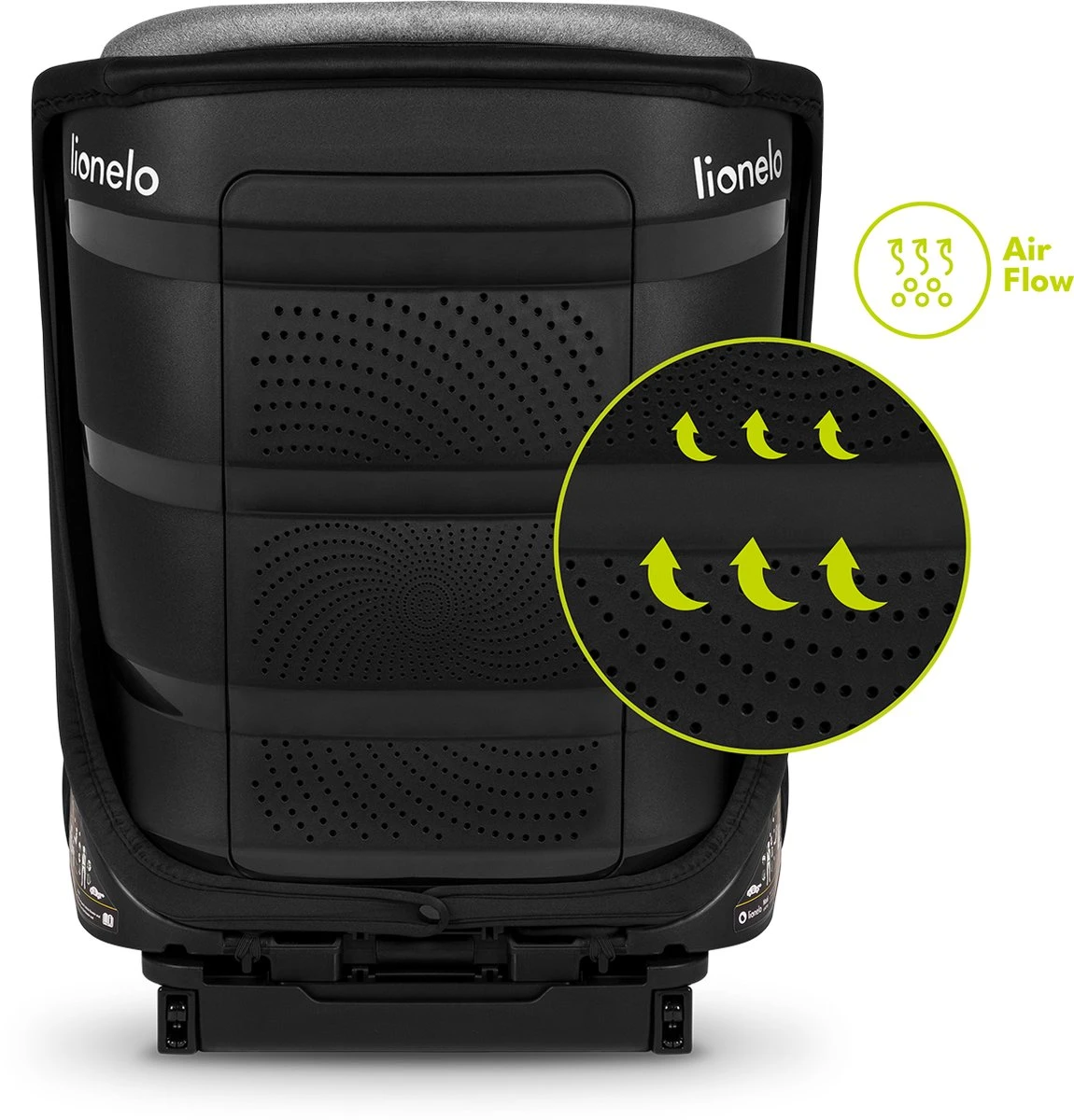 Lionelo Neal - Premium Autostoel - Hoofdsteunverstelling - Ventilatiesysteem - ISOFIX Tot 12 Jaar 6 Lionelo Neal - Premium Autostoel - Hoofdsteunverstelling - Ventilatiesysteem - ISOFIX Tot 12 Jaar - Afbeelding 4