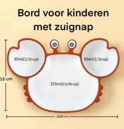 Kinderbord Met Vakjes En Een Zuignap - Roze - Siliconen Bord - Antislip - Kinderen - Kinderservies- Baby Servies - Baby Bordje -Babyproducten Serie Winkel 1152x1200 5