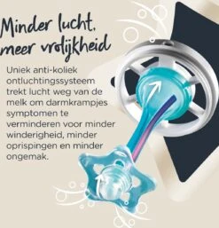 Tommee Tippee Babyflessen - Advanced Anti-koelik - Langzaam Stromende Borstachtige Speen - 260 Ml - Pak Van 6 -Babyproducten Serie Winkel 1154x1200 2