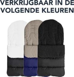 Achaté Voetenzak - Voor Kinderwagen Of Stoeltje – Baby Slaapzak - Autostoel - Wit -Babyproducten Serie Winkel 1155x1200 5