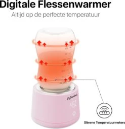 MyBambini's Bottle Warmer Pro™ - Draagbare Baby Flessenwarmer Voor Onderweg - Roze - Geschikt Voor Smalle Hals Flessen Van Dr. Brown's, Difrax, Medela & Nanobebe -Babyproducten Serie Winkel 1156x1200 7