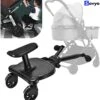 Merkloos Meerijdplankje Universeel Buggy/Kinderwagen - Kinderwagen Accessoire Met Afneembaar Zitje Van Hoogwaardige Kwaliteit - Verstelbaar Meerijdplankje -Babyproducten Serie Winkel 1158x1200 3
