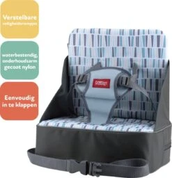 Nuby - Booster Seat - Kinderzitje - Grijs - 9m+ -Babyproducten Serie Winkel 1160x1200 2