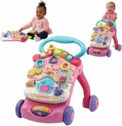 VTech 2 In 1 Baby Walker - Educatief Babyspeelgoed - Roze - 9 Tot 36 Maanden 13 VTech 2 In 1 Baby Walker - Educatief Babyspeelgoed - Roze - 9 Tot 36 Maanden -Babyproducten Serie Winkel 1166x1200