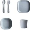 Mushie Serviesset |Set Bord+beker+Kom+vork En Lepel|5-delig|Cloud|Kinderservies|BIBS|Bestek|Bord|Beker|Cup | Kom -Babyproducten Serie Winkel 1169x1200 8