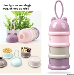 Melkpoeder Doseerdoosjes · SET VAN 2 PAARS&GROEN · Melkpoeder Bewaarbakjes · Melkpoeder Toren · BPA FREE -Babyproducten Serie Winkel 1178x1200 5