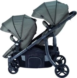 X Adventure Duo Kinderwagen / Tweeling Kinderwagen – Emerald Green -Babyproducten Serie Winkel 1181x1200 2