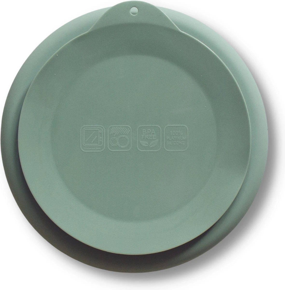 Kids Cultures | Baby Servies | Kinderbord En Kinderkom Met Zuignap Inclusief Lepels | Baby Bord | Groen 5 Kids Cultures | Baby Servies | Kinderbord En Kinderkom Met Zuignap Inclusief Lepels | Baby Bord | Groen - Afbeelding 3