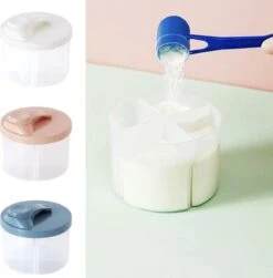 Without Lemon - Baby Melkpoeder Doseer Box - Voeding Bewaardoos - Schenkdop - 4 Compartimenten - Roze -Babyproducten Serie Winkel 1182x1200 3