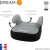 Nania - Zitverhoger Dream Luxe - Groep 2/3 (van 15 Tot 36 Kg) - 3 Tot 12 Jaar - Grijs -Babyproducten Serie Winkel 1184x1200 3