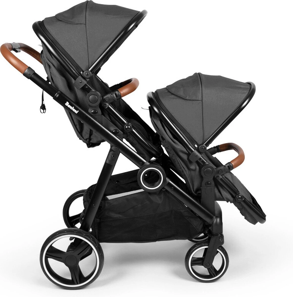 Baninni Duo Kinderwagen Luiz Grijs 6 Baninni Duo Kinderwagen Luiz Grijs - Afbeelding 4