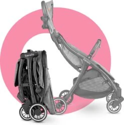 Lionelo Buggy Julie One - Kinderwagen Premium - Automatisch Opvouwen - Wandelwagen Tot 22 Kg - Comfortabele Zitje -Babyproducten Serie Winkel 1188x1200 2