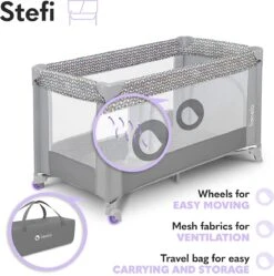 Lionelo Stefi - Campingbedje - 125x65cm - Tot 15kg - Transporttas -Babyproducten Serie Winkel 1188x1200 4