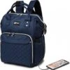 Miss Lulu Luiertas Rugzak - Luiertas Met USB Oplaadstation - Baby Tas Inclusief Buggy En Kinderwagen Haken - Blauw (E6705USB NY) -Babyproducten Serie Winkel 1189x1200 3