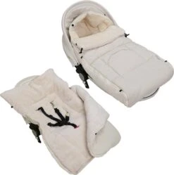Monzana Kinderwagen Voetenzak Beige | Teddy | Maxi-Cosi | Met Opbergtas -Babyproducten Serie Winkel 1190x1200 8