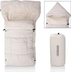 Monzana Kinderwagen Voetenzak Beige | Teddy | Maxi-Cosi | Met Opbergtas -Babyproducten Serie Winkel 1193x1200 9