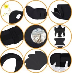 Deryan Pack Luxe Ergonomische Draagzak - Babydrager + Opbergvakjes - Zwart -Babyproducten Serie Winkel 1196x1200 10