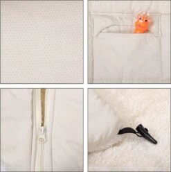 Monzana Kinderwagen Voetenzak Beige | Teddy | Maxi-Cosi | Met Opbergtas -Babyproducten Serie Winkel 1196x1200 9