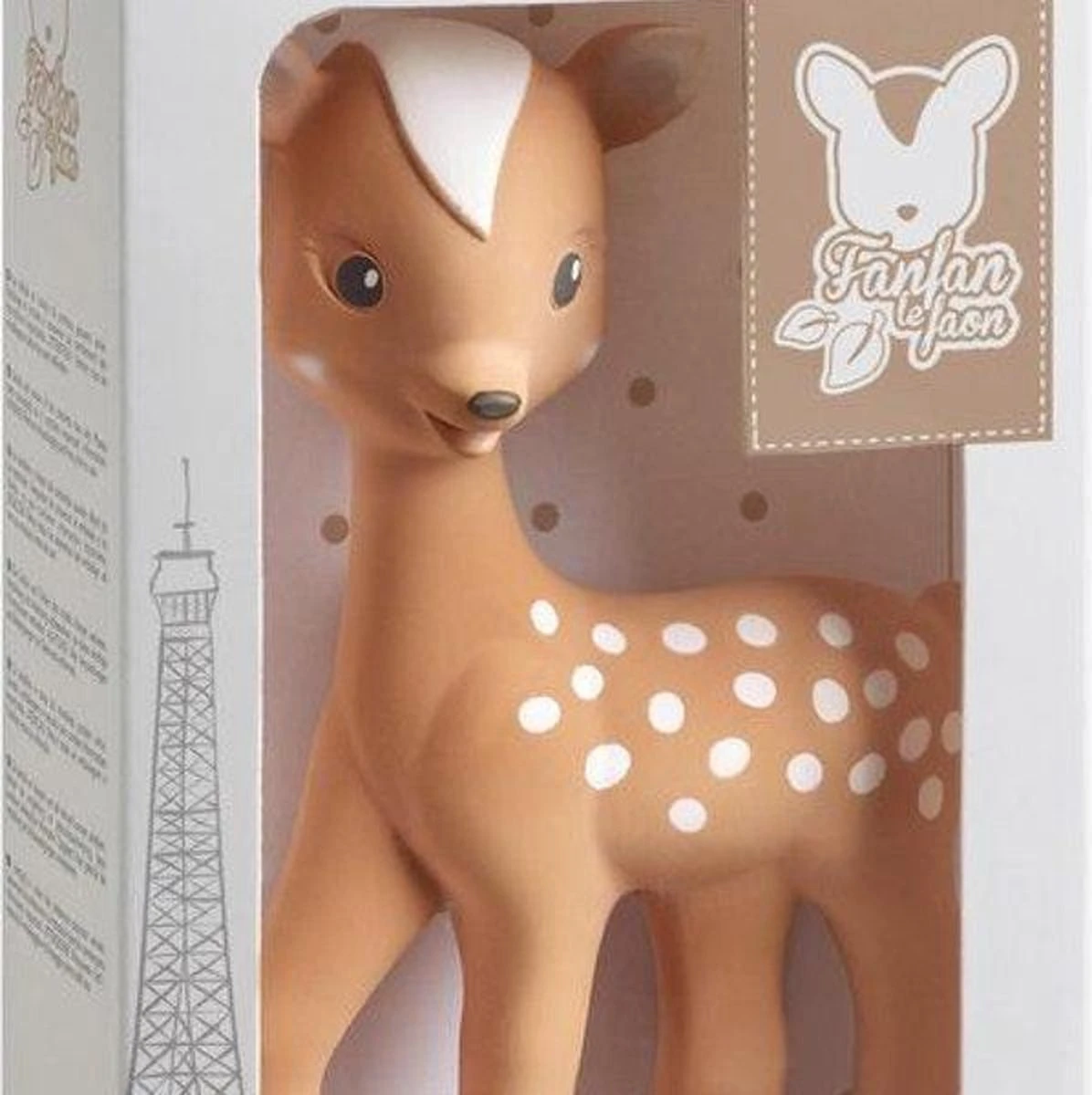 Sophie De Giraf- Bijtspeelgoed - FanFan Het Hertje - 100% Natuurlijk Rubber 9 Sophie De Giraf- Bijtspeelgoed - FanFan Het Hertje - 100% Natuurlijk Rubber - Afbeelding 7