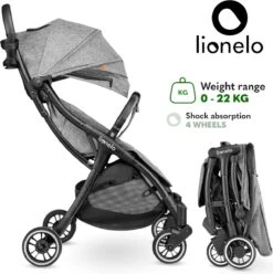 Lionelo Buggy Julie One - Kinderwagen Premium - Automatisch Opvouwen - Wandelwagen Tot 22 Kg - Comfortabele Zitje -Babyproducten Serie Winkel 1197x1200 9