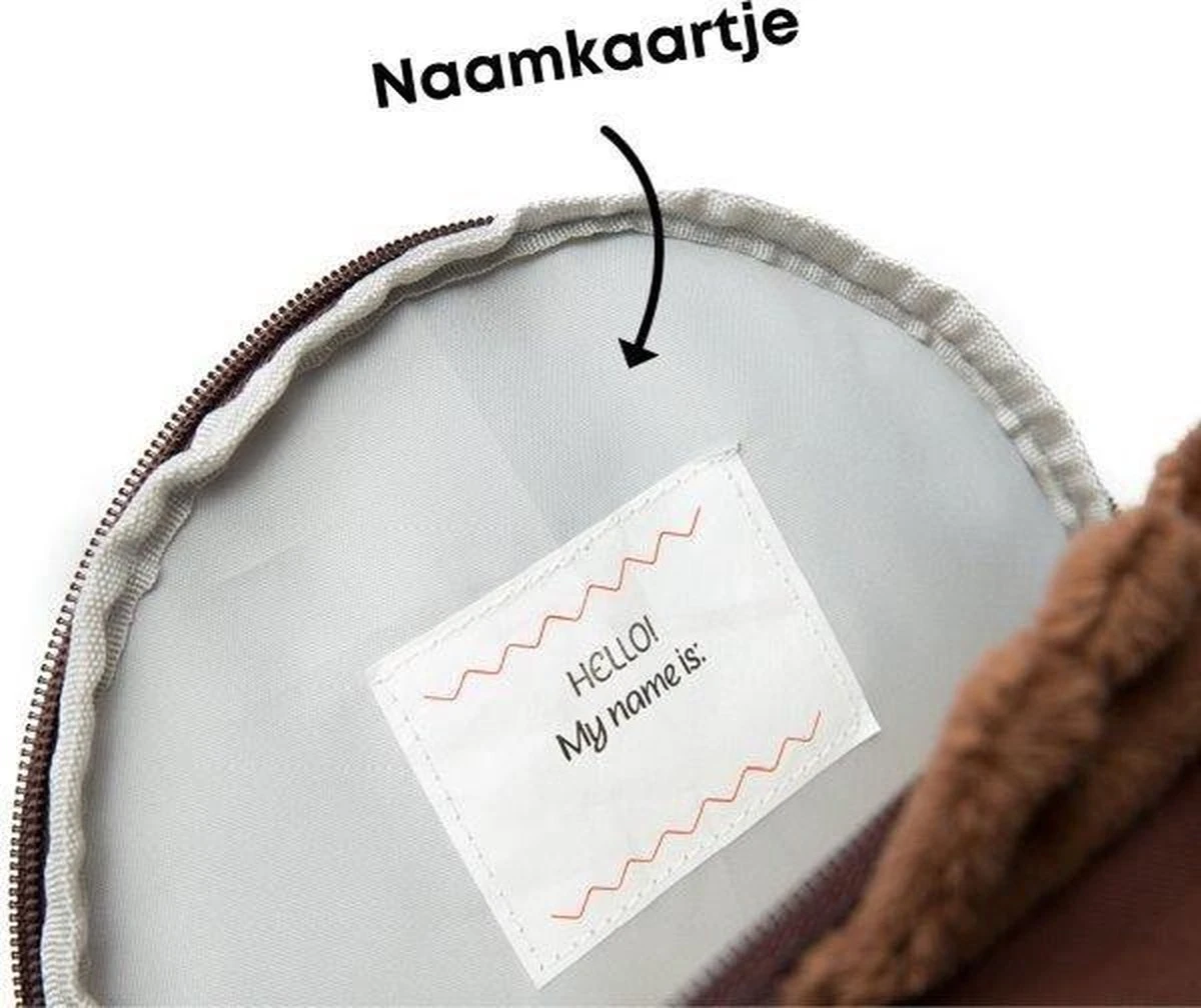 Kindertuigje Met Looplijn - Rugzak Voor Peuter & Kleuter - Tuigje Kind - Rugzaktuigje - Beer 5 Kindertuigje Met Looplijn - Rugzak Voor Peuter & Kleuter - Tuigje Kind - Rugzaktuigje - Beer - Afbeelding 3