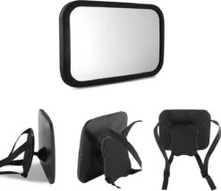 Autospiegel Baby 360° Verstelbaar Voor Hoofdsteun Autostoel -Achteruitkijkspiegel - Achterbankspiegel Kinderen -Baby Veiligheid Accessoires - Zwart -Babyproducten Serie Winkel 1200x1035 1