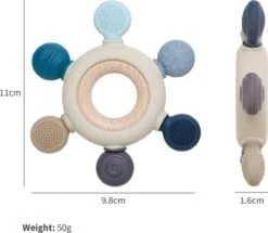 Merkloos Bijtring - Bijtspeelgoed - BPA Vrij - Siliconen - Baby Speelgoed - Roze -Babyproducten Serie Winkel 1200x1046